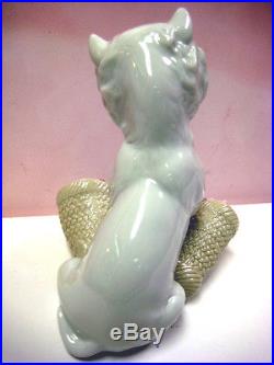 Playful Character Dog By Lladro Porcelain #8207
