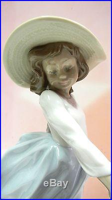 Puppy Parade Girl Walking Dogs And Puppies Figurine By Lladro 6784