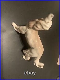 RARE! 1985 retired LLADRO PORCELAIN #1282 AFGHAN DOG Perfect condition