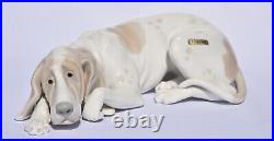 RARE Large Lladro OLD DOG Figurine 1067 / Bloodhound