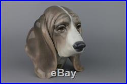 RARE Lladro Dog Head INCREDIBLE DETAILS 1st QUALITY