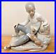 RARE Retired Lladro Boy with Dog #4755