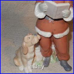 RARE Vintage LLADRO Figurine A CHRISTMAS DUET Child Dog Statue 6714 Retired