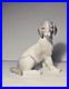 RARE Vintage NAO by Lladro Matte Dog Sitting Figure