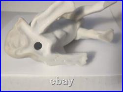 RARE Vintage NAO by Lladro Matte Dog Sitting Figure