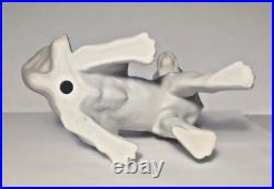 RARE Vintage NAO by Lladro Matte Dog Sitting Figure