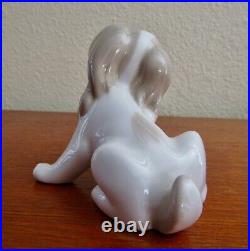 RARE Vintage Pre-Production 1960 LLADRO Spaniel Dog with Snail -Pale Wash-Signed