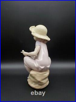 RETIRED LLADRO #6680 FRIENDS FOREVER GIRL WithDOG 1999 EVENT PORCELAIN FIGURINE