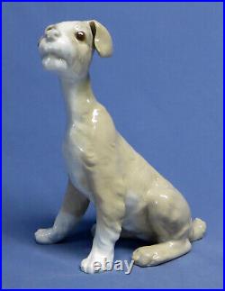 Rare Early Mark LLADRO #4583 Wire Fox Terrier Dog TRAMP EXC