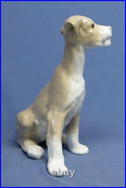 Rare Early Mark LLADRO #4583 Wire Fox Terrier Dog TRAMP EXC