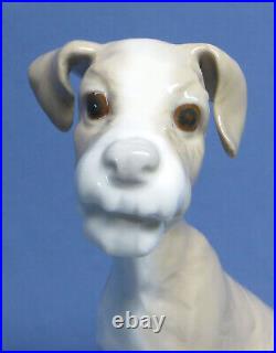 Rare Early Mark LLADRO #4583 Wire Fox Terrier Dog TRAMP EXC