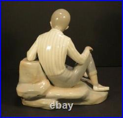 Rare Lladro 4755 Boy with Dog 1971-1978 Retired