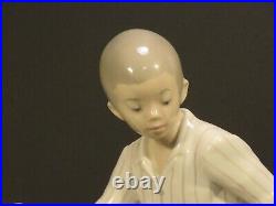 Rare Lladro 4755 Boy with Dog 1971-1978 Retired