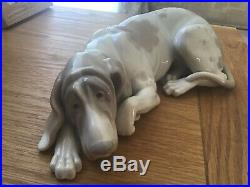 Rare, Lladro Large Dog. Pointer Dog Authentic. Perfect Con. Can Deliver