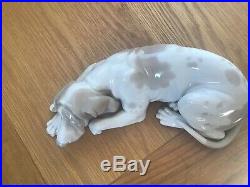 Rare, Lladro Large Dog. Pointer Dog Authentic. Perfect Con. Can Deliver