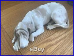 Rare, Lladro Large Dog. Pointer Dog Authentic. Perfect Con. Can Deliver