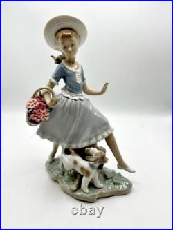 Rare Lladro Mirth in The Country Figurine #4920 Retired Glazed Finish WithBox