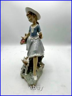 Rare Lladro Mirth in The Country Figurine #4920 Retired Glazed Finish WithBox