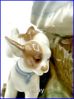 Rare Lladro Mirth in The Country Figurine #4920 Retired Glazed Finish WithBox