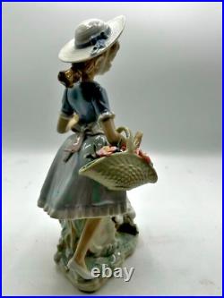 Rare Lladro Mirth in The Country Figurine #4920 Retired Glazed Finish WithBox