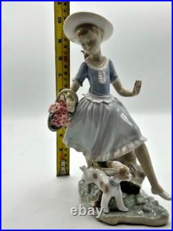 Rare Lladro Mirth in The Country Figurine #4920 Retired Glazed Finish WithBox