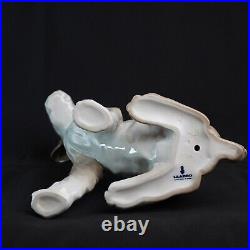 Rare Lladro Sitting Dog Large 7.5'' Wire Fox Terrier Tramp #4583 Retired 1981