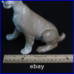 Rare Lladro Sitting Dog Large 7.5'' Wire Fox Terrier Tramp #4583 Retired 1981