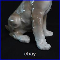 Rare Lladro Sitting Dog Large 7.5'' Wire Fox Terrier Tramp #4583 Retired 1981