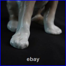 Rare Lladro Sitting Dog Large 7.5'' Wire Fox Terrier Tramp #4583 Retired 1981