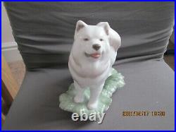 Rare Lladro Spanish Porcelain Samoyed Dog Figurine Zodiac Collection 8143