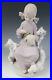 Rare Matte Lladro Honey Lickers Girl with Dalmatians Figurine 1248 Dog Puppy MINT