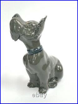 Rare Nao by Lladro Scotty Dog Ceramic Figurine Salvador Debon Design