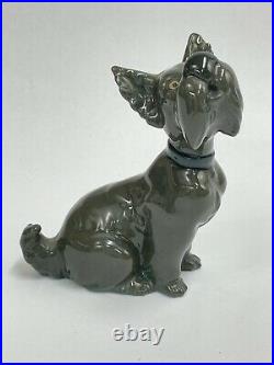 Rare Nao by Lladro Scotty Dog Ceramic Figurine Salvador Debon Design