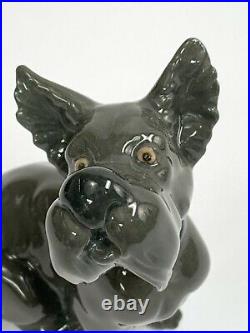 Rare Nao by Lladro Scotty Dog Ceramic Figurine Salvador Debon Design