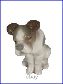 Rare! Vintage Lladro Dog Timid Sad Curious 1970's  Made In Spain