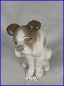 Rare! Vintage Lladro Dog Timid Sad Curious 1970's  Made In Spain