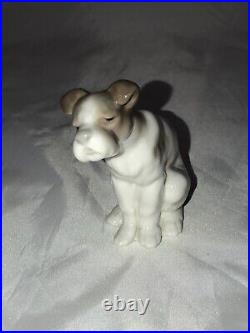 Rare! Vintage Lladro Dog Timid Sad Curious 1970's  Made In Spain