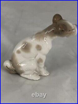 Rare! Vintage Lladro Dog Timid Sad Curious 1970's  Made In Spain