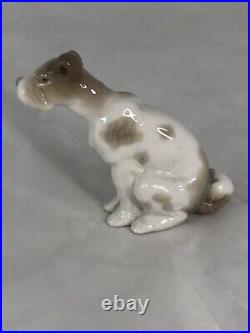 Rare! Vintage Lladro Dog Timid Sad Curious 1970's  Made In Spain