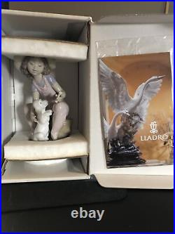 Retired LLadro Figurine Friends Forever #6680 Original Box MINT