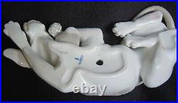 Retired Lladro #1067 Old Hound Dog Reclining Large 10 Long Made In Spain