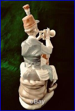 Retired Lladro Figure Practice Makes Perfect Trumpet Boy Dog Limited Edition 408