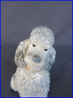 Retired Lladro Figurine #325.13 Poodle Very old, very rare