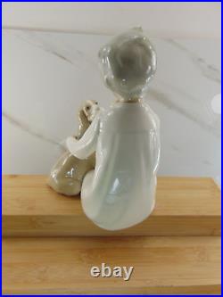 Retired Lladro Figurine Boy With Dog #4522 1970-1998 MINT CONDITION