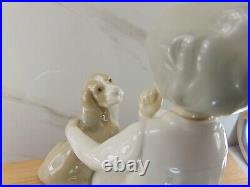 Retired Lladro Figurine Boy With Dog #4522 1970-1998 MINT CONDITION