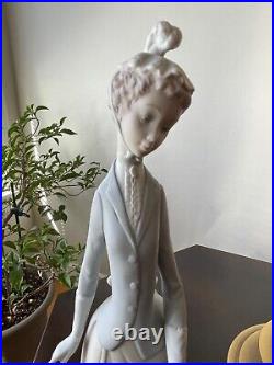 Retired Lladro Lady withdog and withparasol #4761