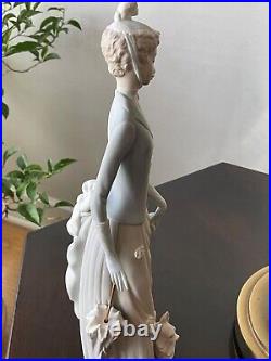 Retired Lladro Lady withdog and withparasol #4761