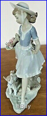 Retired Lladro Mirth in the Country (with dog) #4920 Alegrio en el Campo RARE