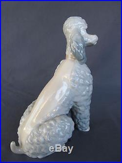 Retired Lladro Porcelain #325.13 POODLE Very old (50+ yrs), very rare