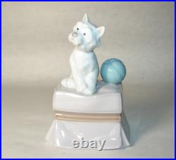 Retired Lladro Porcelain 6985 My Favorite Companion Dog Figurine signed